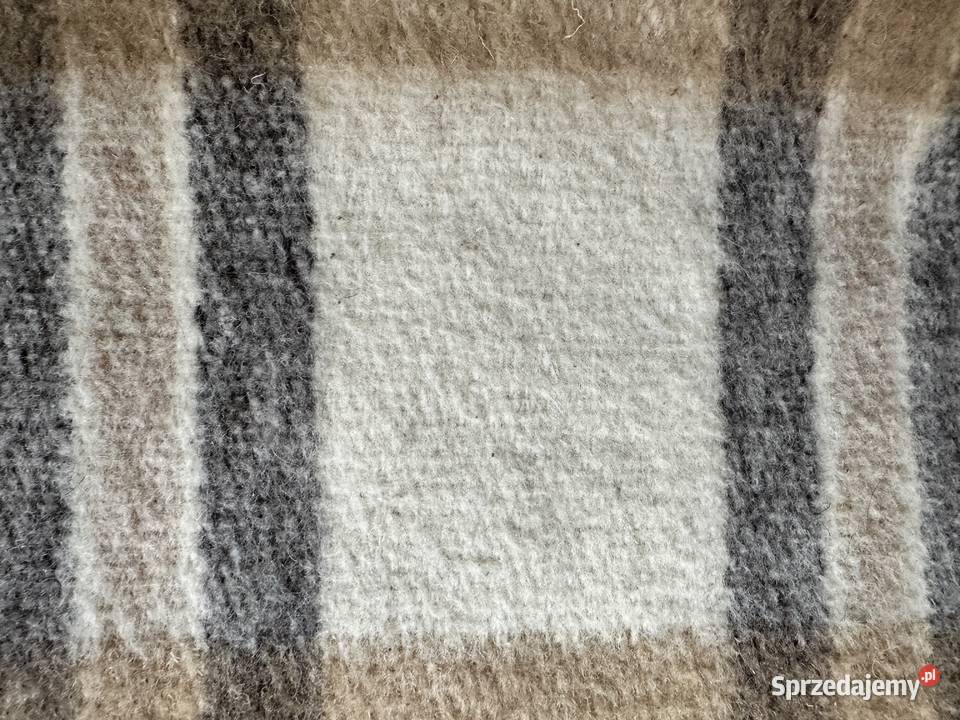 Koc pled Wooltex 100 wełny r170x200 Łódź sprzedam