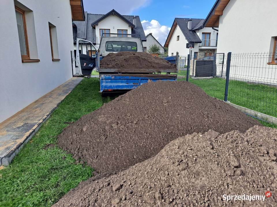 Ziemia ogrodowa humus czarnoziem przesiany Kraków