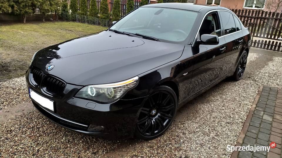 BMW E60 Sedan Czarny Lift BiXenon Logic7 Alu Seria 5 Toruń