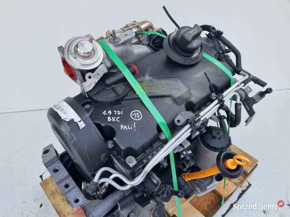 SILNIK KOMPLET VW Jetta III V 19 TDI 105 ładnie Silniki kompletne Rudka