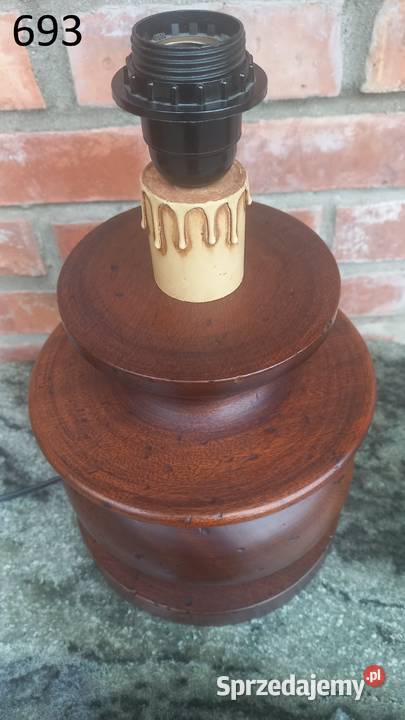 Lampa Lampka drewniana Nocna stołowa gabinetowa zachodniopomorskie