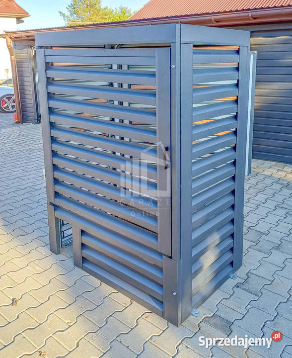 Osłona Pompy Ciepła 100x60x150 Antracyt Zabudowa