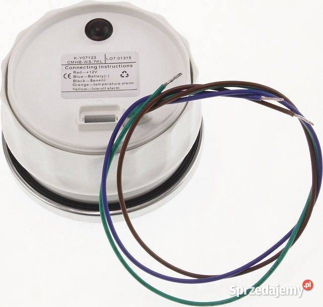 Obrotomierz z 4 LED alarm 85mm KUS seria Sea V Gorzów Wielkopolski