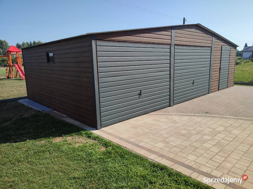 Garaż Blaszany 6x5m ZIELONY garaże blaszane lubelskie Zamość
