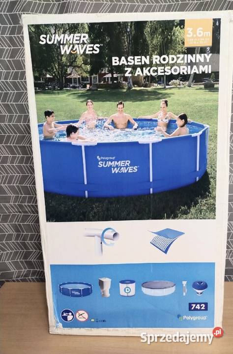 Basen Stelażowy INTEX 366x84 Pompa dolnośląskie Wrocław sprzedam