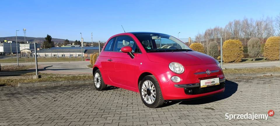 Fiat 500 II 12 i 69 PANORAMA 2010 wspomaganie kierownicy Sanok