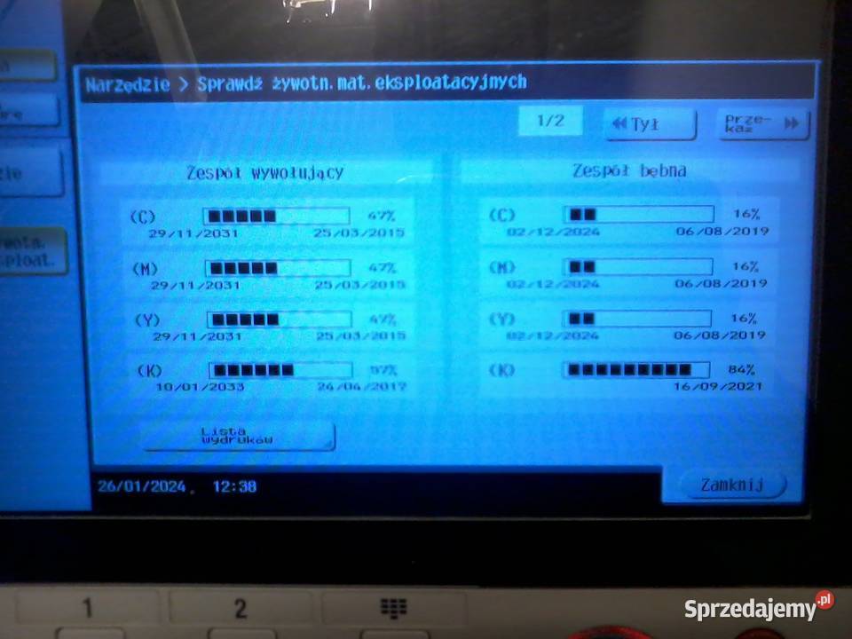Konica Minolta Bizhub C284e ksero skaner Gdańsk