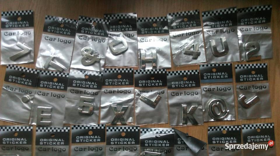 Literki samoprzylepne Warszawa