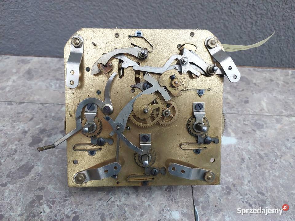 M019 Mechanizm starego zegara kwadransowy Tczew sprzedam