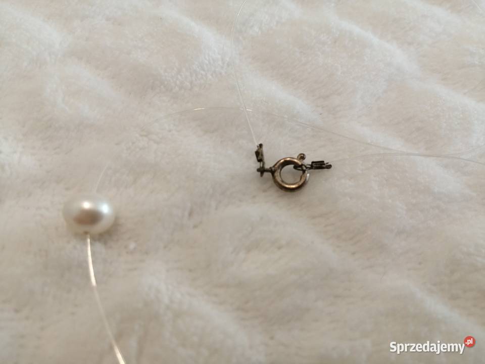 Naszyjnik łańcuszek bransoletka koralik perła Czeladź