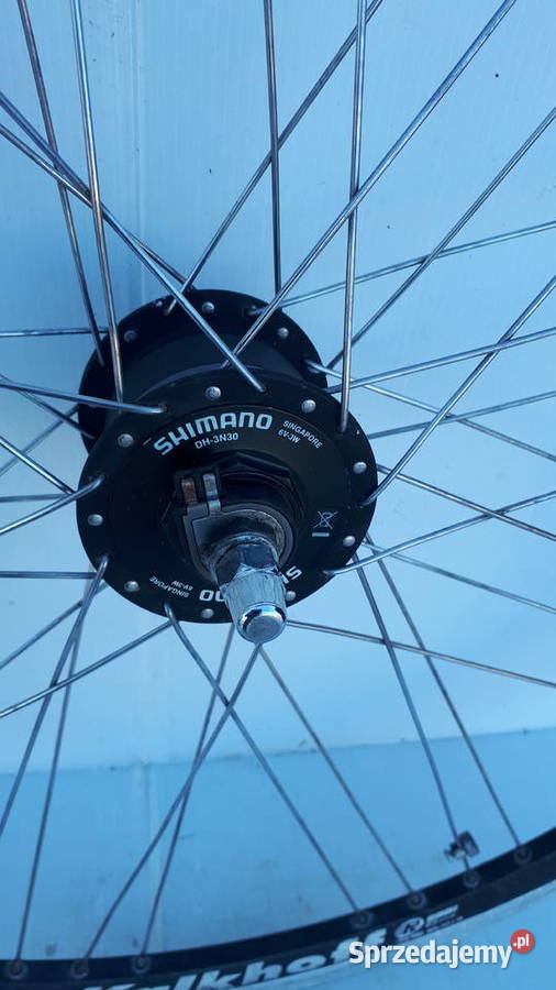 Koło dynamo 28 SHIMANO Czarne zachodniopomorskie Wałcz