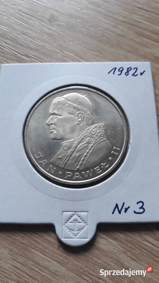 1000 Papież Jan Paweł II 1982 rMennicza 3 sprzedam