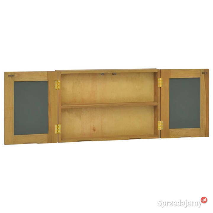 Szafka z lustrem 60x10x40 lite drewno tekowe mazowieckie sprzedam