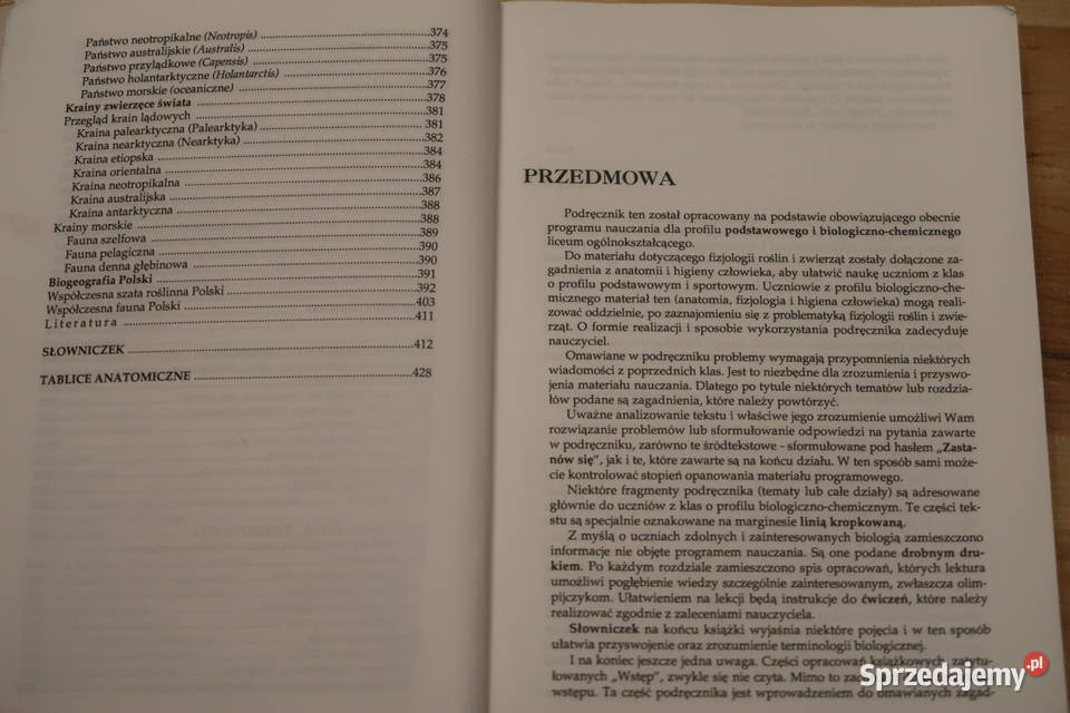 Henryk Wiśniewski Biologia klas III Rok wydania 1997 mazowieckie Siedlce