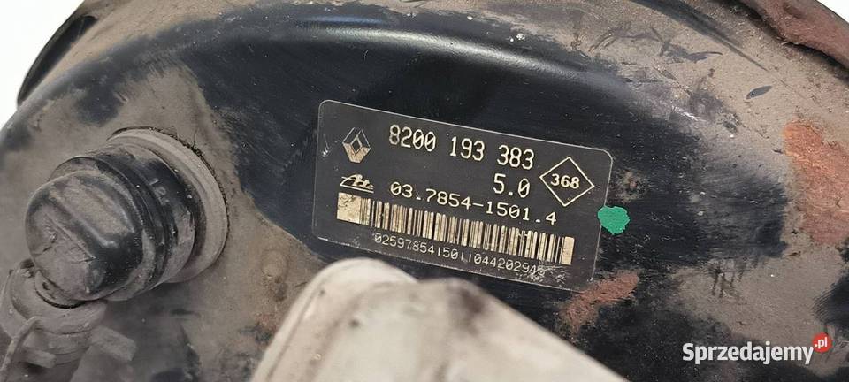 SERWO HAMULCOWE RENAULT CLIO II 8200193383 Pozostałe Lipno