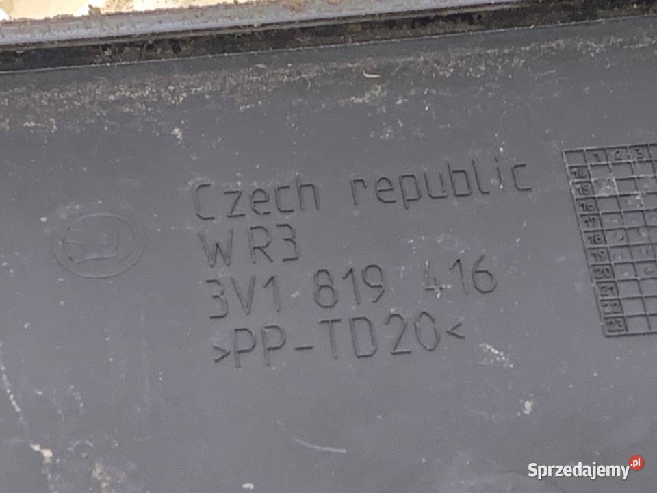 PODSZYBIE SKODA SUPERB III 3V2819415 Kombi sprzedam