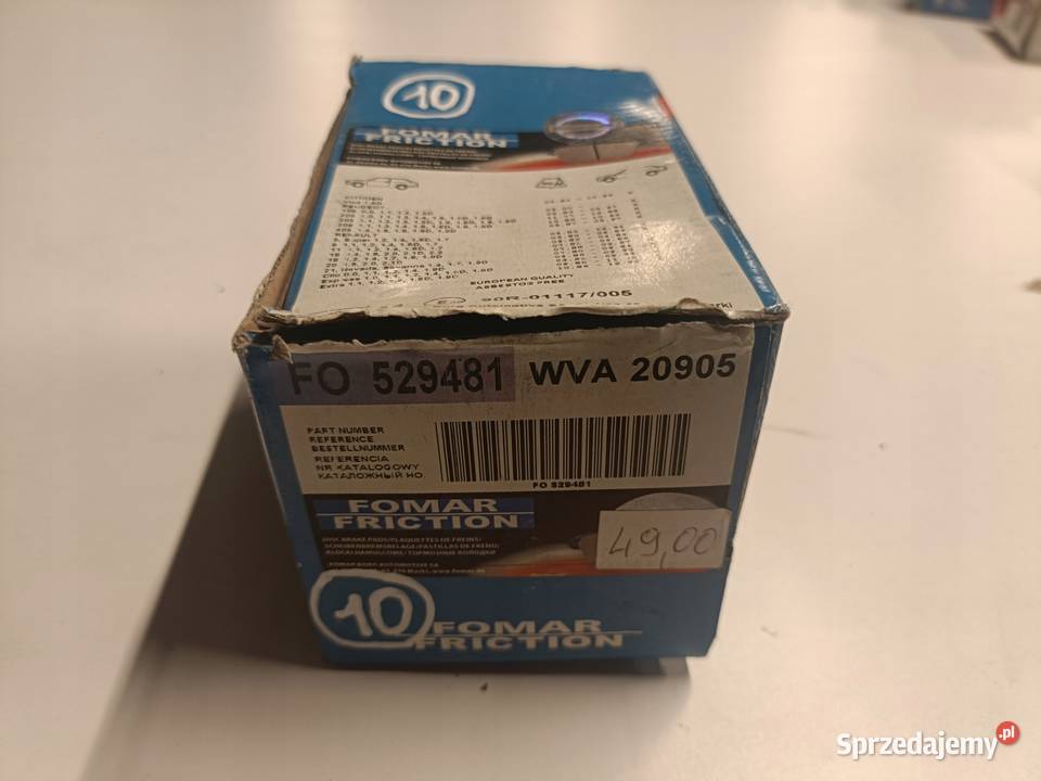 Peugeot 106 Renault 19 Clio I PRZEDNIE KLOCKI Janów sprzedam