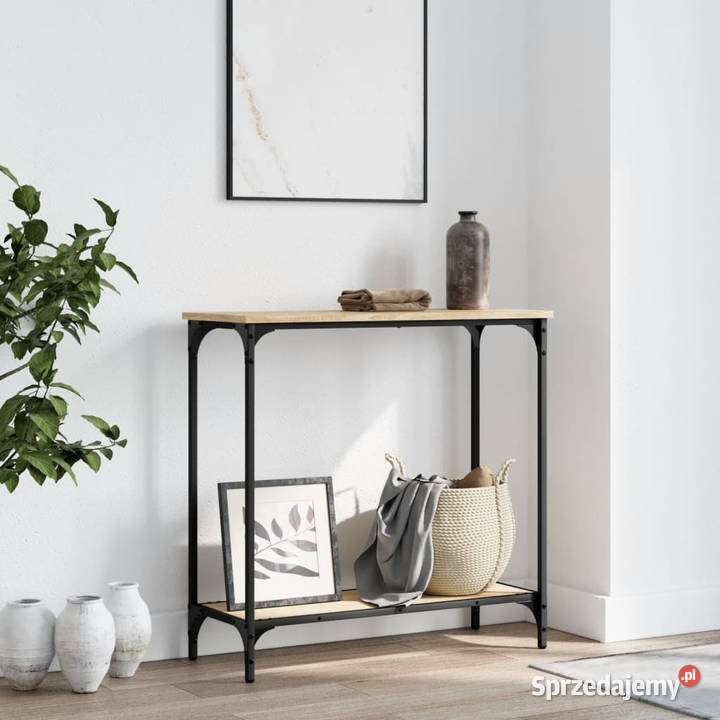 Stolik konsolowy dąb sonoma 75x305x75 WM837708 Warszawa