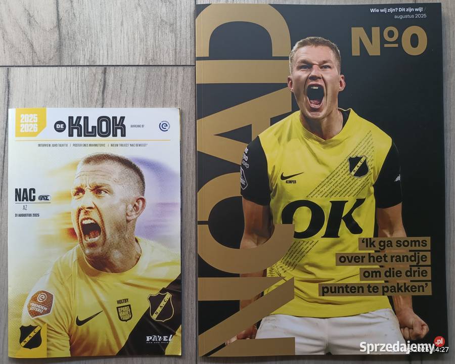 Katalog i program meczowy NAC Breda sprzedam