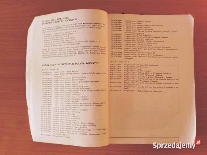 KATALOG Łożyska toczne informator rolnictwo Złotniki