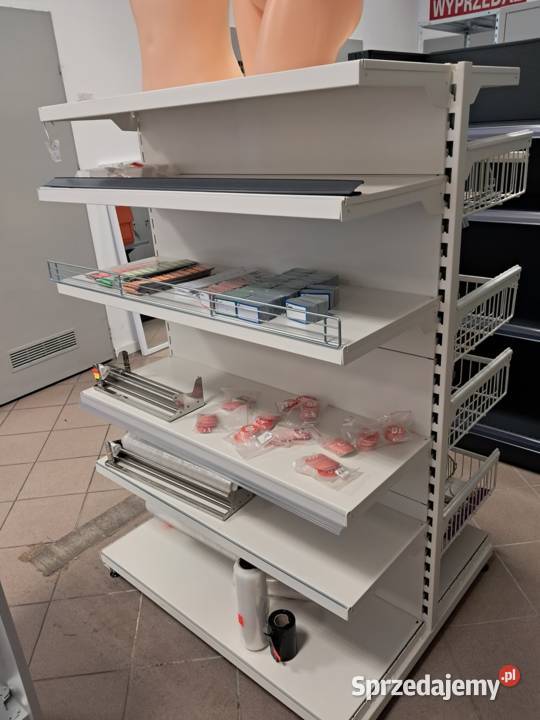 Regał sklepowy dwustronny gondola