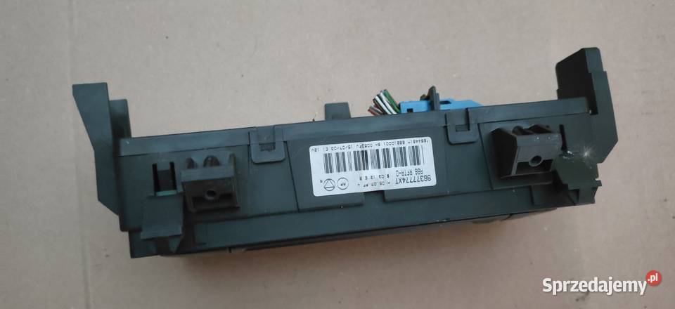 Citroen C3 panel nawiewu klimatyzacji Klucze