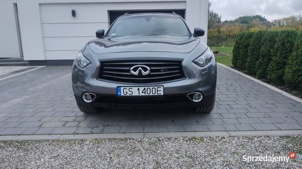 Infiniti QX70 S premium bezwypadkowy Rok produkcji 2014 Warszkowo