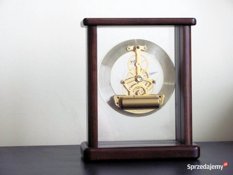 Zegar kominkowy ADLER drewno Sosnowiec