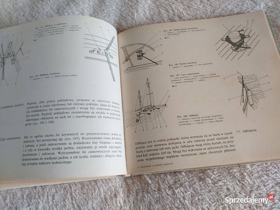 Książka Wiadomości o jachtach żaglowych 1978 Tarnów sprzedam
