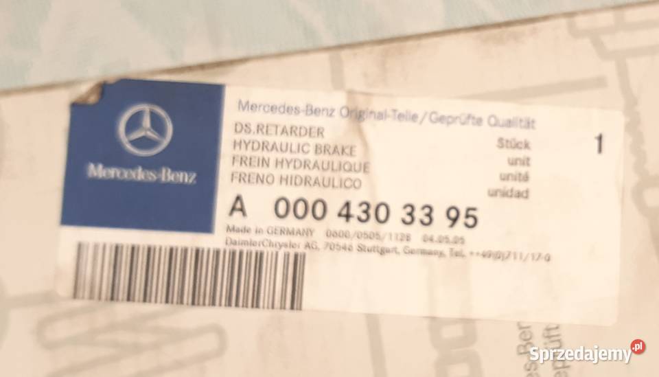 ZESTAW NAPRAWCZY RETARDER VOITH R115 MERCEDES ciężarowe Mielęcin