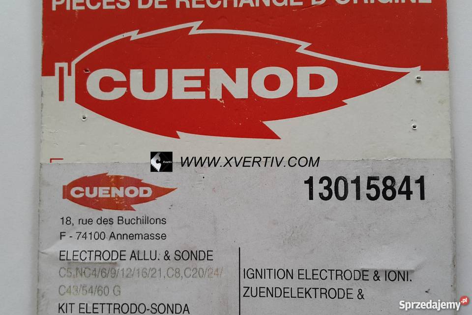 Cuenod elektroda zapłonowa i Jonizacyjna małopolskie Kraków sprzedam
