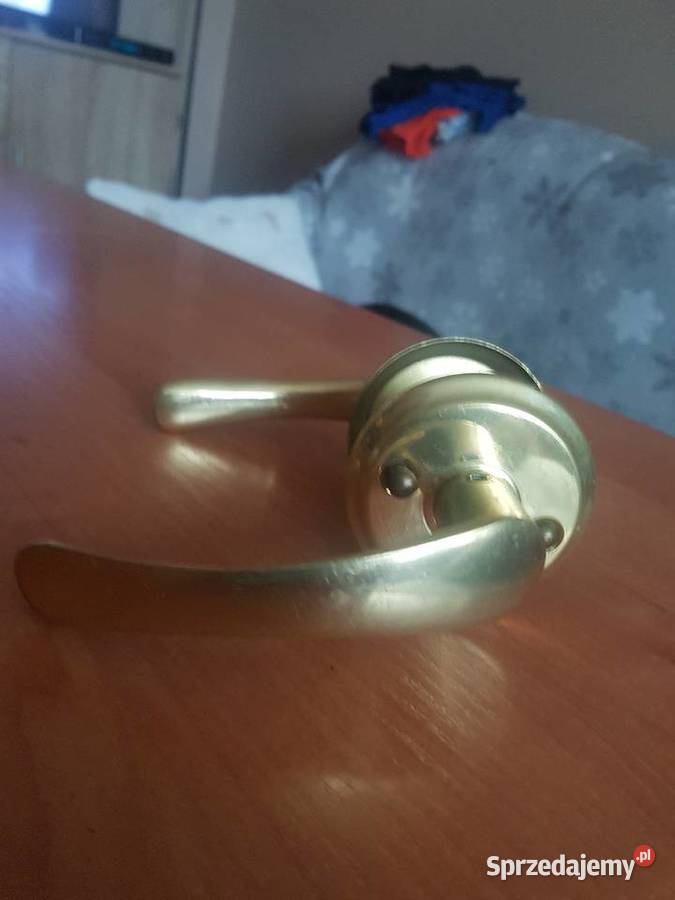 Klamka pokojowa mosiądż stan