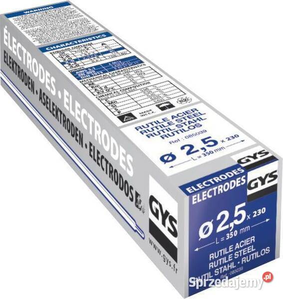 Elektr rutyl25x350mm 230x 085039GYS Kamionna sprzedam
