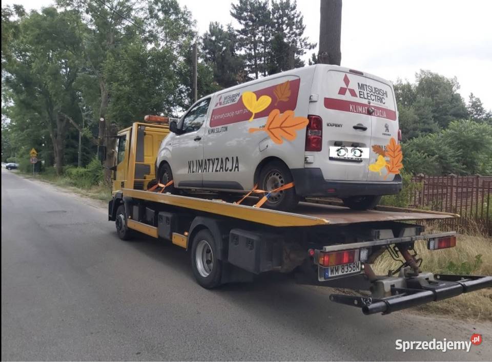 pomoc drogowa auto laweta transport maszyn mazowieckie Kałuszyn usługi moto
