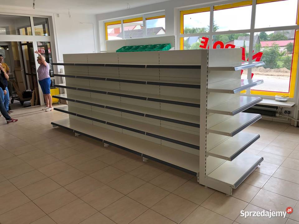 REGAŁY SKLEPOWE METALOWE gondola środkowy regał Ostrołęka