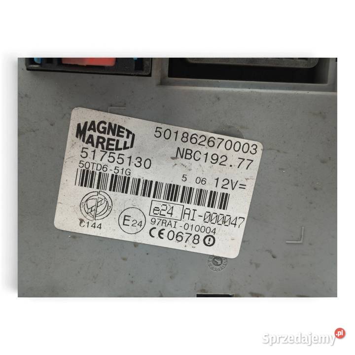 MODUŁ KOMFORTU BSI Fiat Stilo 14 51755130 lubelskie Chełm