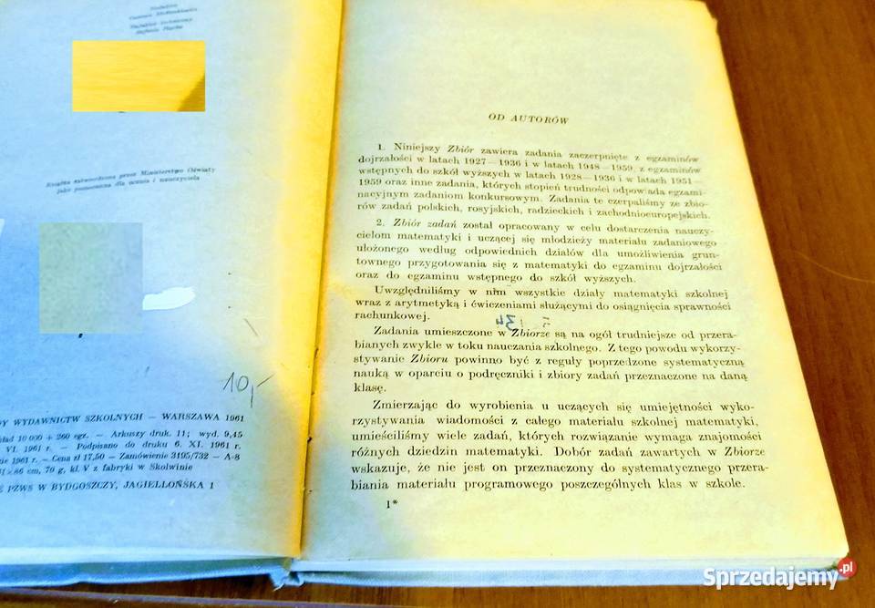 Zbiór zadań maturalnych część 1 algebra Gdańsk sprzedam