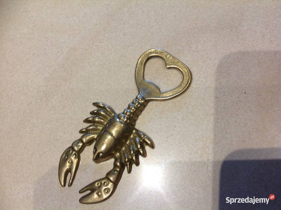 Stary Otwieracz Mosiężny Rak sygnowany Dom i Ogród Nowa Sól sprzedam