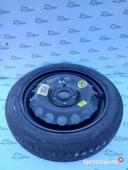 OPEL ASTRA J ZAFIRA C koło dojazdowe 1157016 92M Kielce