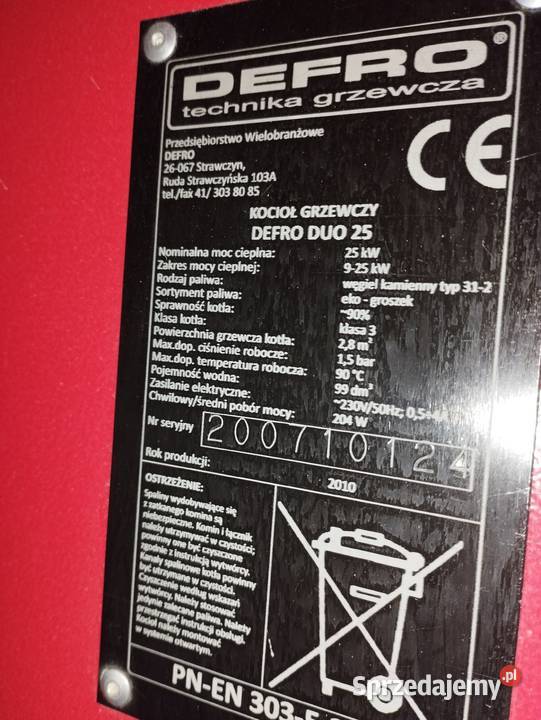 Piec Defro 25 ekogroszek z podajnikiem dolnośląskie Kłodzko
