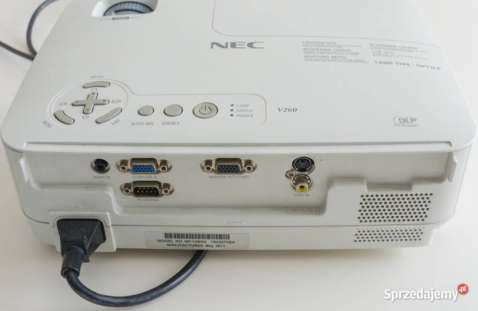 Projektor NEC NPV260G DLP SVGA Częstochowa