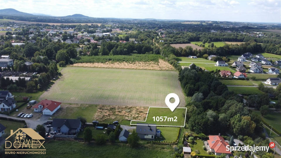 Ogłoszenie działka Jaworze 1057m2 śląskie