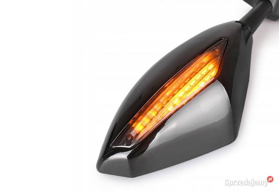 LUSTERKA DO OWIEWKI MOTOCYKLA Z KIERUNKOWSKAZAMI