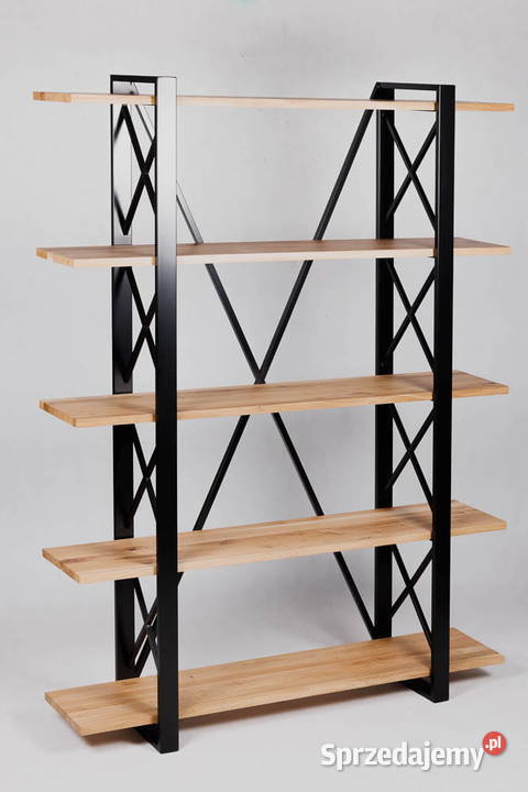 Regał Industrial Loftowy REDFERN 200x150