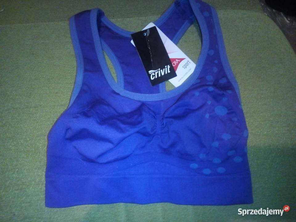 Biustonosz sportowy damski CRIVIT Lycra Sport M Zebrzydowa