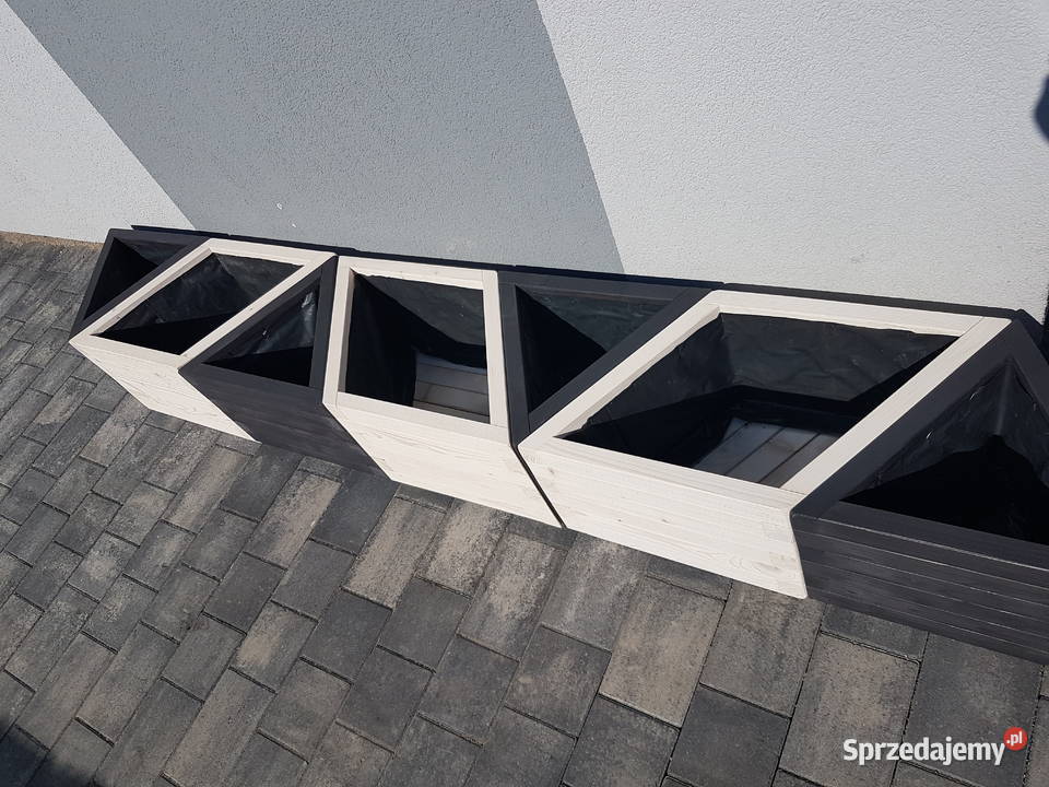 Donica drewniana ogrodowwa romb Kraków