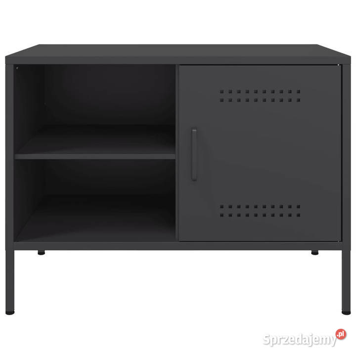 Szafki pod telewizor 2 czarne 68x39x505 stalowe Warszawa sprzedam