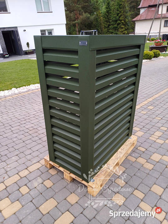 Osłona pompy ciepła 90x40x150 zielona ID482 Piła