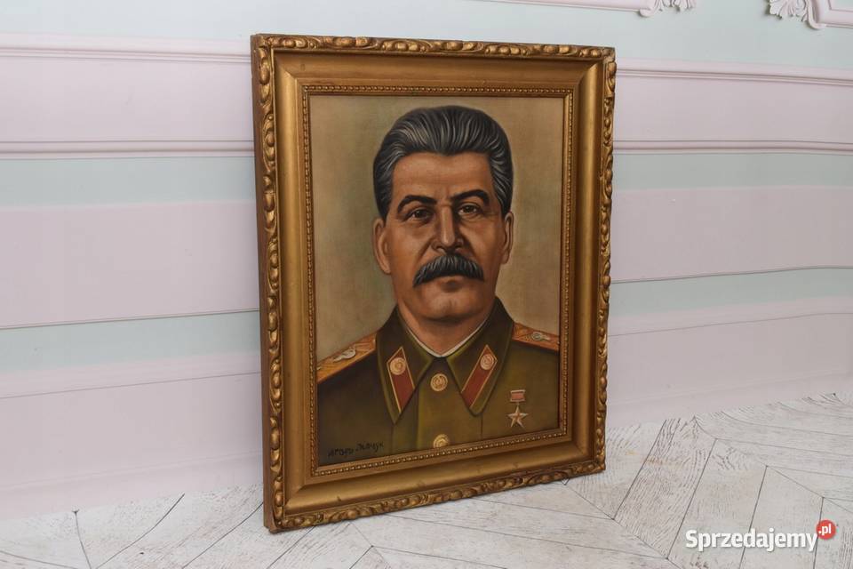 Portret Józef Stalin Przywódca Związek Radziecki Kraków