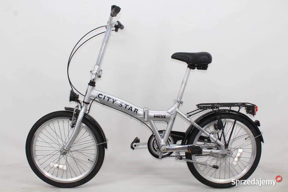 Aluminiowy rower składany CITY STAR 3 biegi w Miejskie